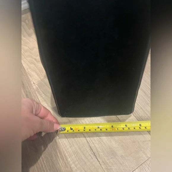 ALDO Black tote/bag/purse with snake skin design shoulder strap and key tassel - Picture 15 of 16